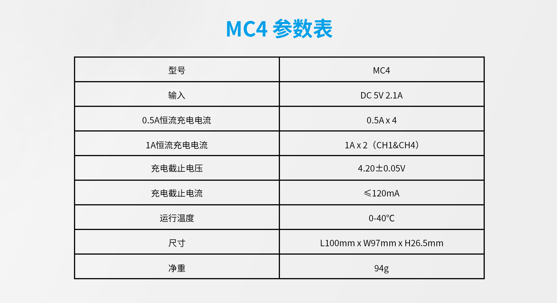 BB视讯 MC4智能充电器