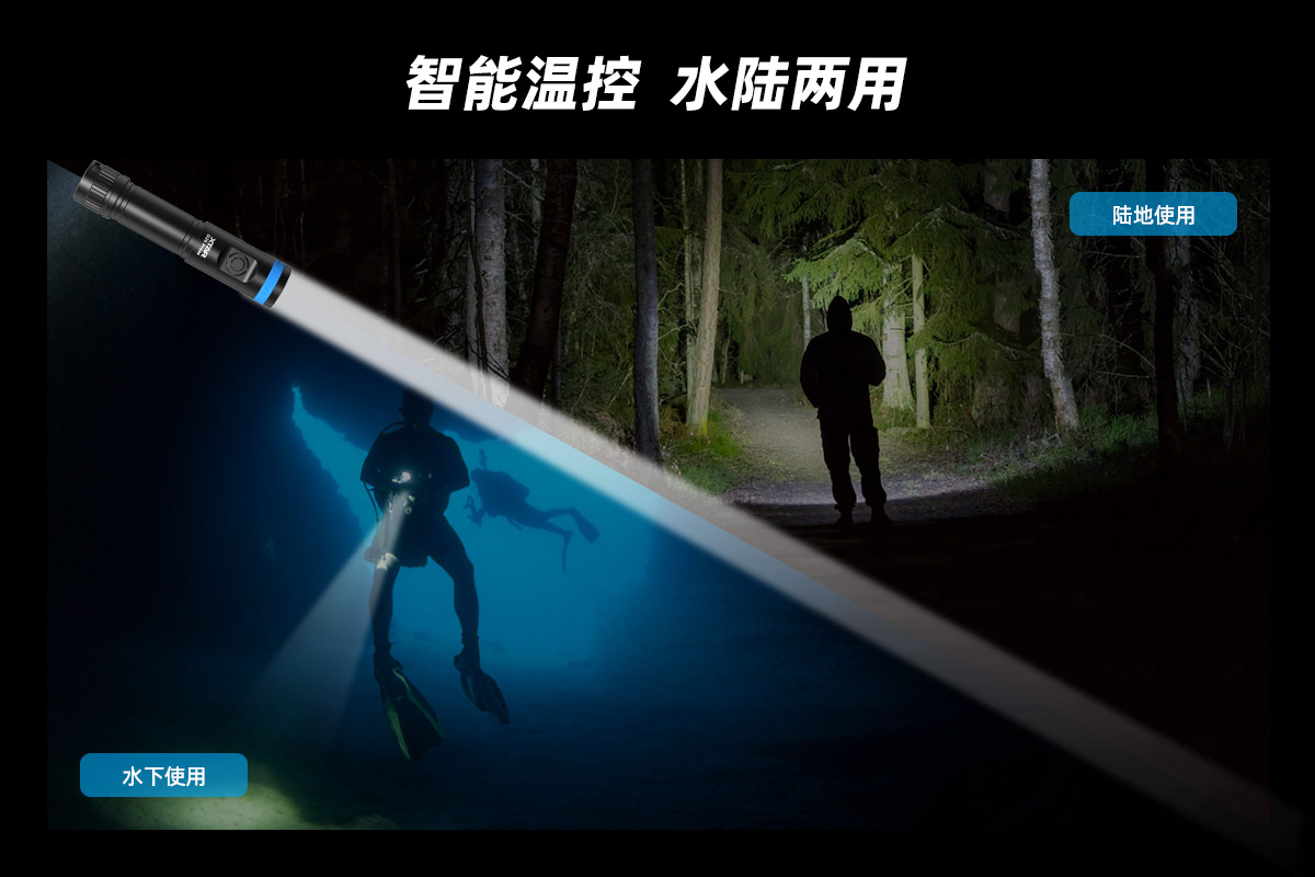 BB视讯 MiniSuper D20 Press 潜水手电