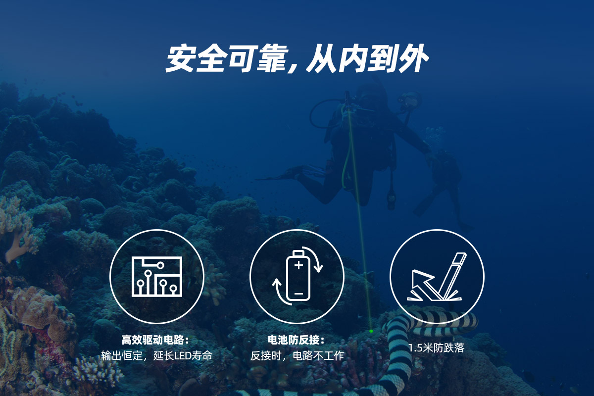 BB视讯 Pointer DL1 潜水教练专用指示灯